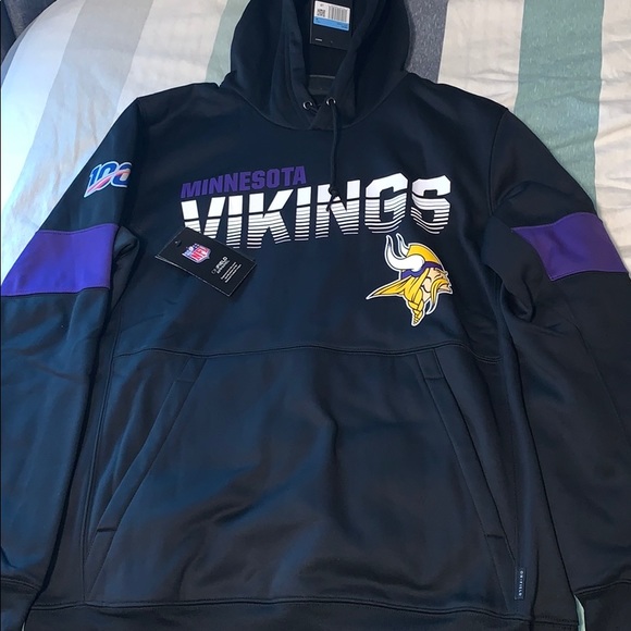 Nike Other - Nike Dri Fit Therma Minnesota Vikings Hoodie